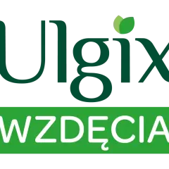 Ulgix Wzdęcia Max – ulga dla brzucha. Zielone liście symbolizują naturę i świeżość.