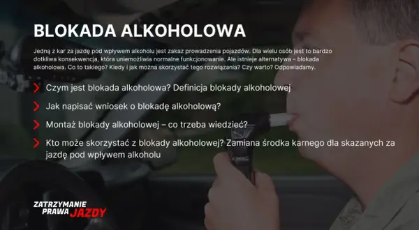 Alkohol po blokadzie? Sprawdź, kiedy jest bezpieczny!