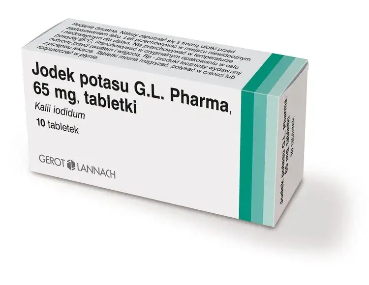 Tabletki jodek potasu opakowanie
